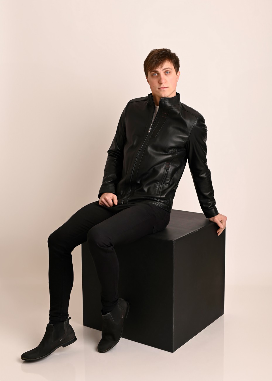 Skórzana kurtka męska Sony...