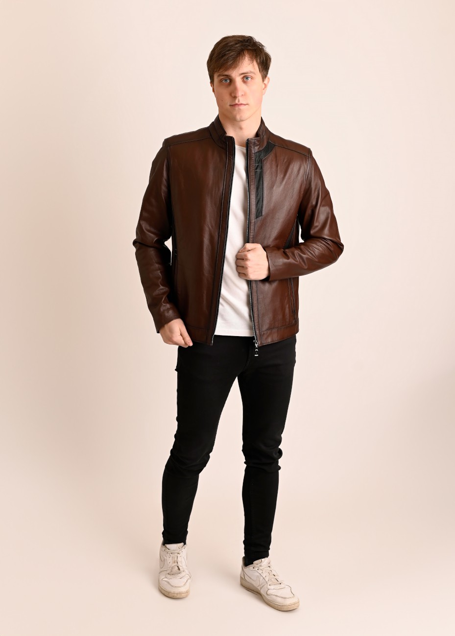 Skórzana kurtka męska Sony...