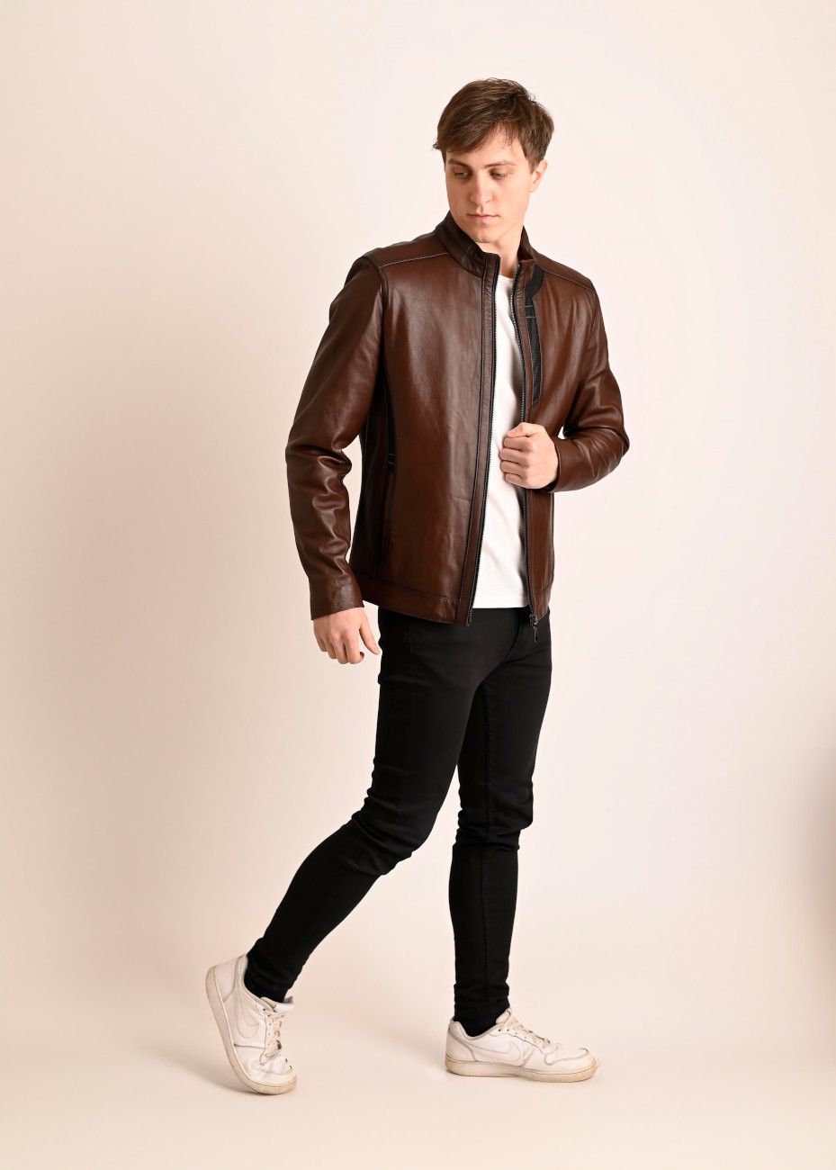 Skórzana kurtka męska Sony...