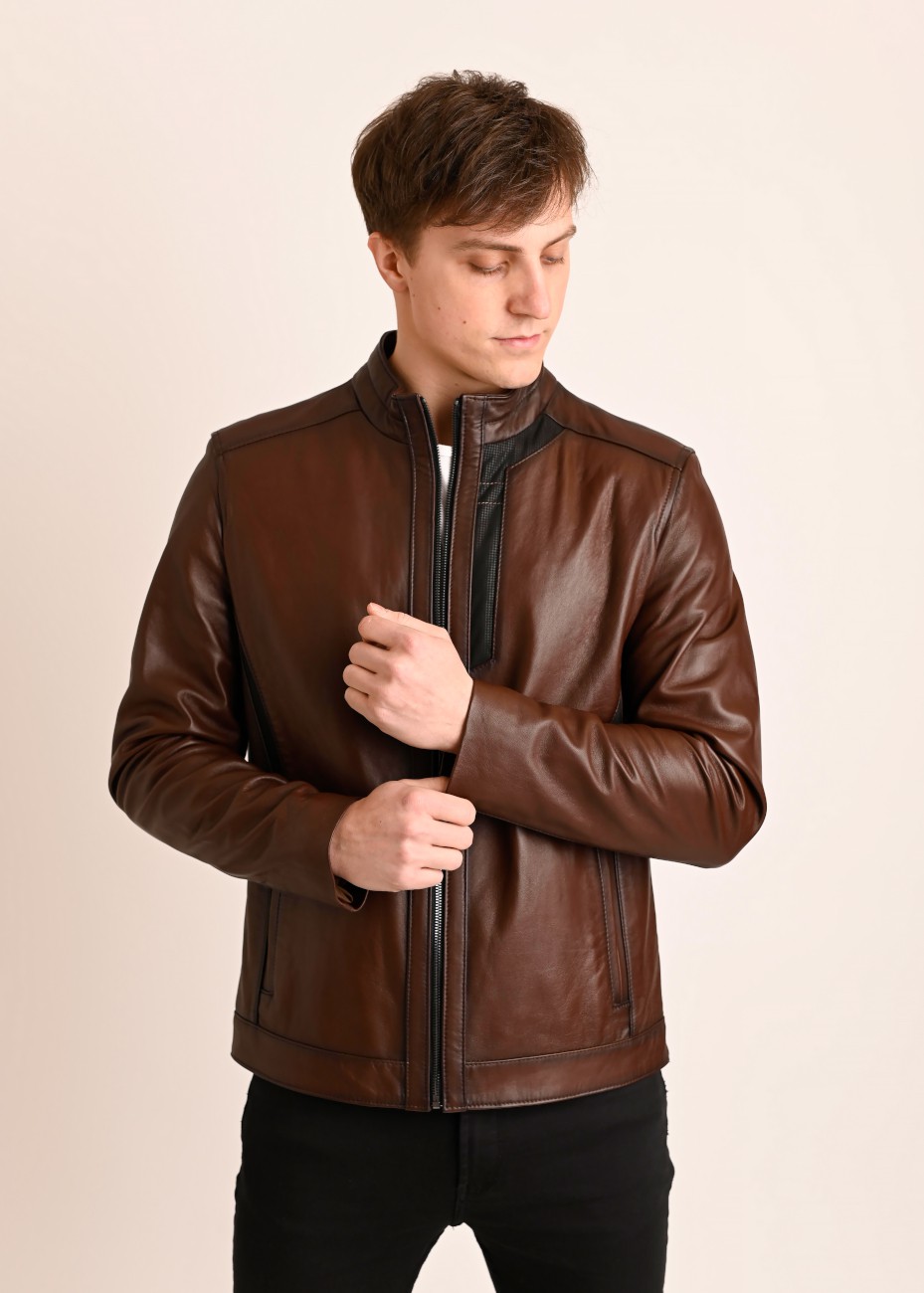 Skórzana kurtka męska Sony...