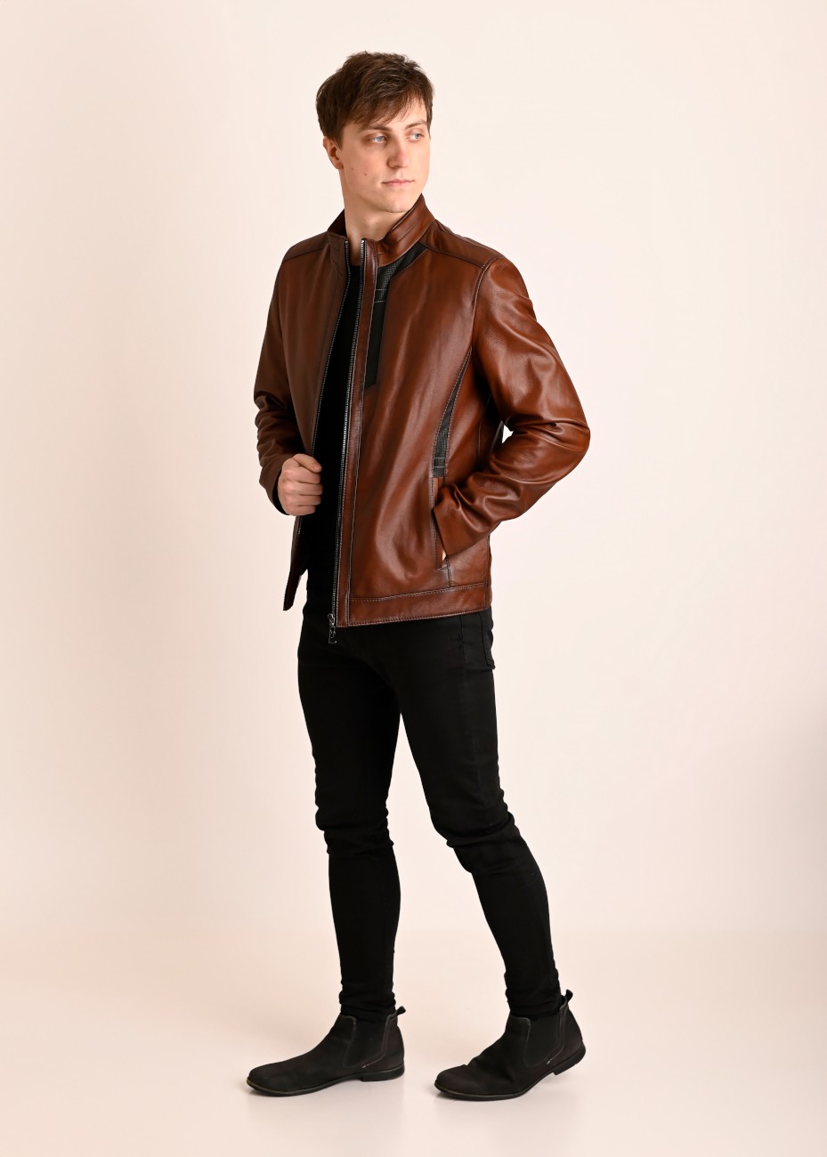 Skórzana kurtka męska Sony...