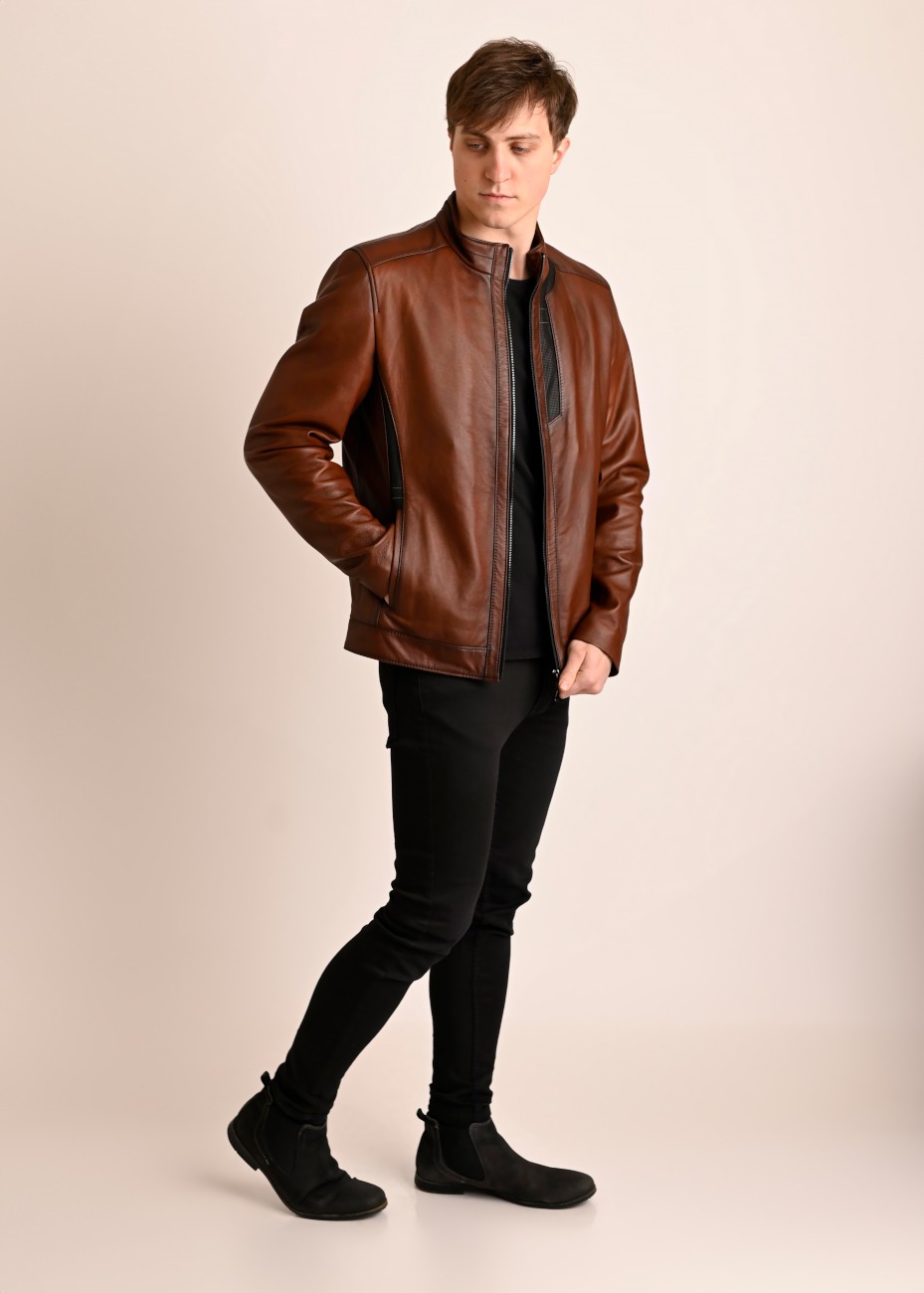 Skórzana kurtka męska Sony...