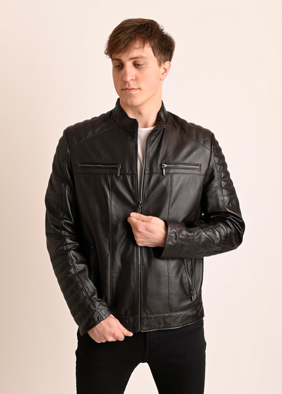 Skórzana kurtka męska Tom...