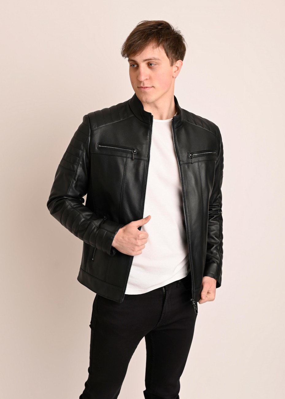 Skórzana kurtka męska Tom...