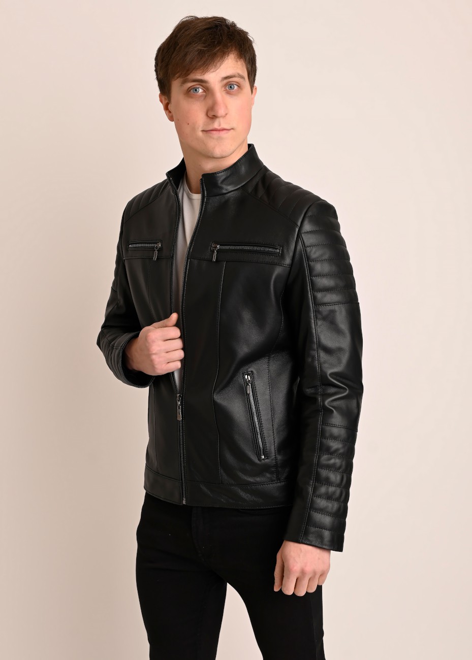 Skórzana kurtka męska Tom...
