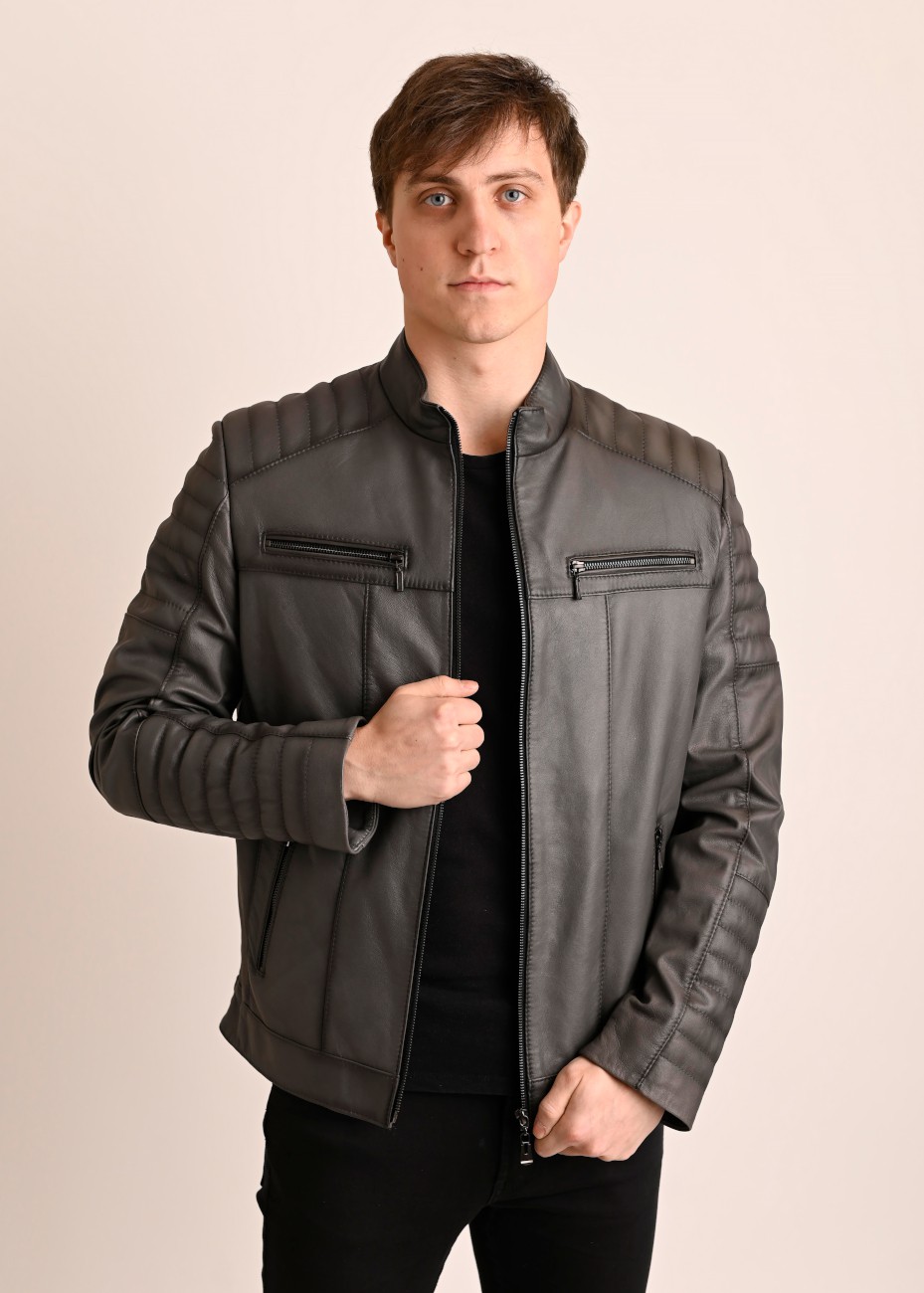 Skórzana kurtka męska Tom...