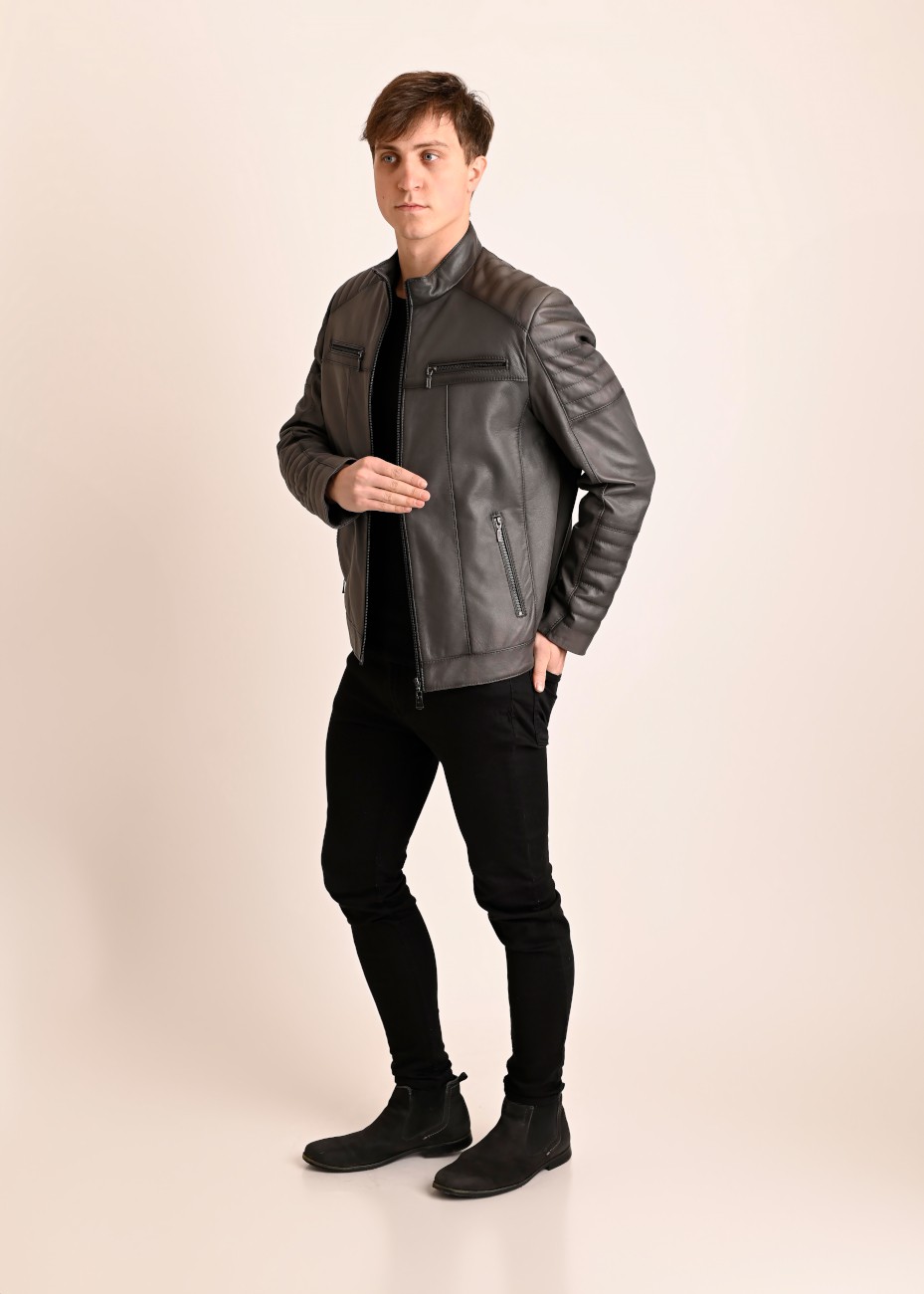 Skórzana kurtka męska Tom...