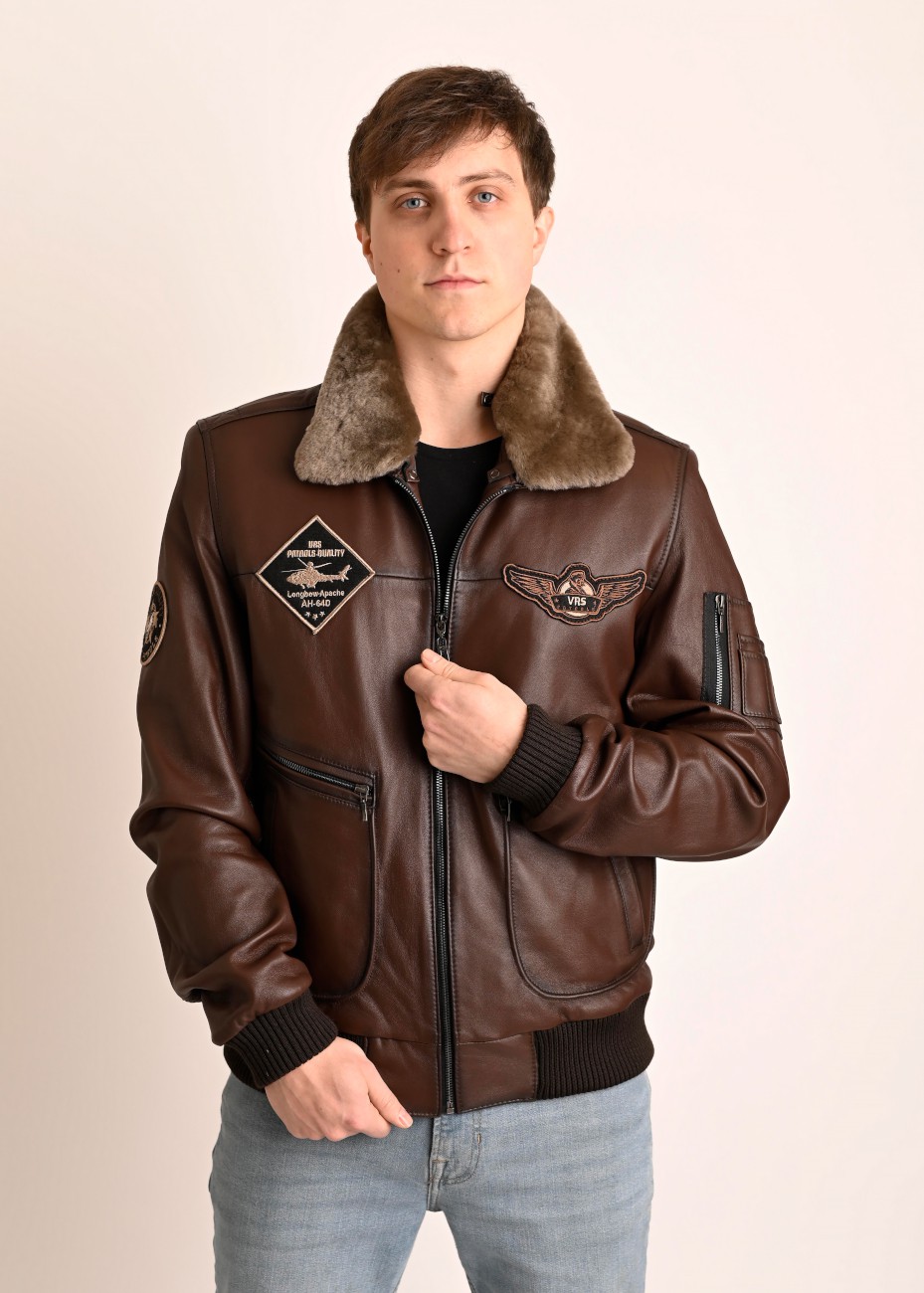 Skórzana kurtka męska...